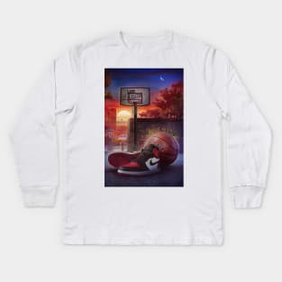 Basketball Kids Long Sleeve T-Shirt